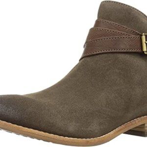 Clarks Artisan Maypearl Edie Suede Leather Ankle Bootie, size 8